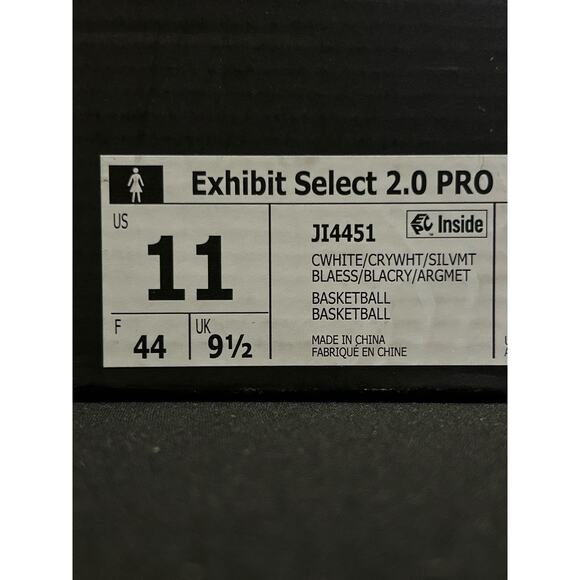 adidas Exhibit Select 2.0 Pro / $130 Retail!! / Size 9.5W (8.5M) / Brand New - Picture 8 of 8